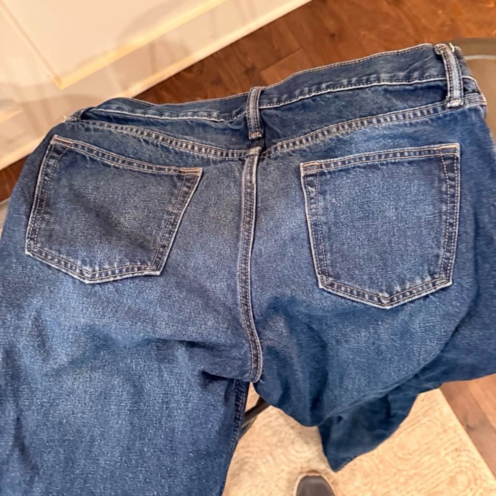 Old Navy Men's Straight Jeans - Dark Blue